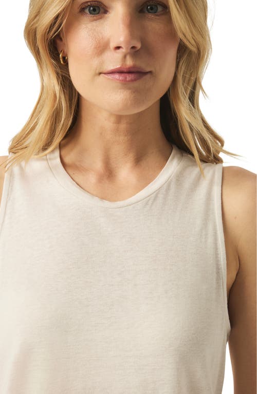 SPLENDID SPLENDID CADY CREWNECK LINEN BLEND TANK 