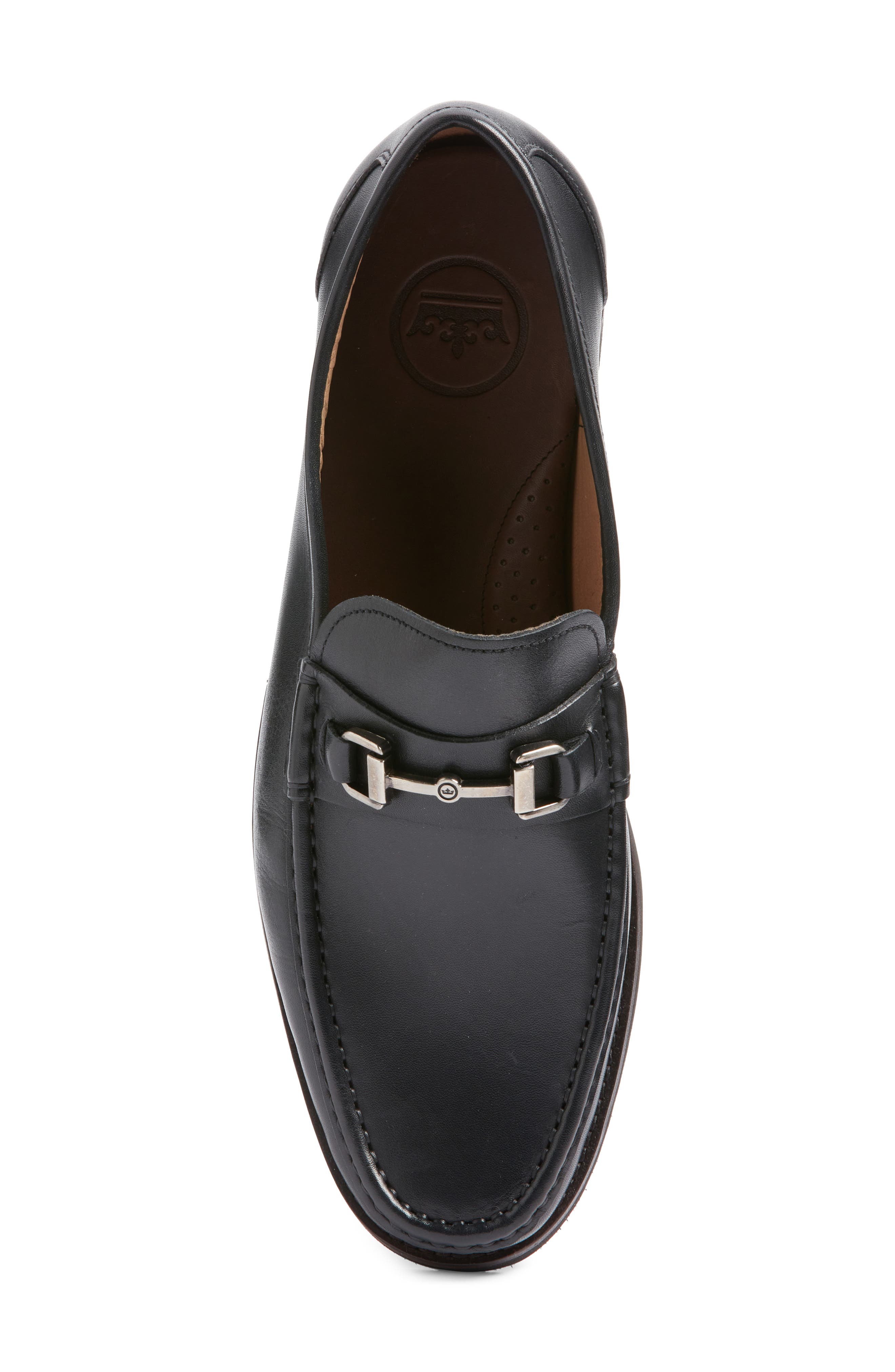 Peter Millar Crown Bit Loafer, Alternate, color, Black