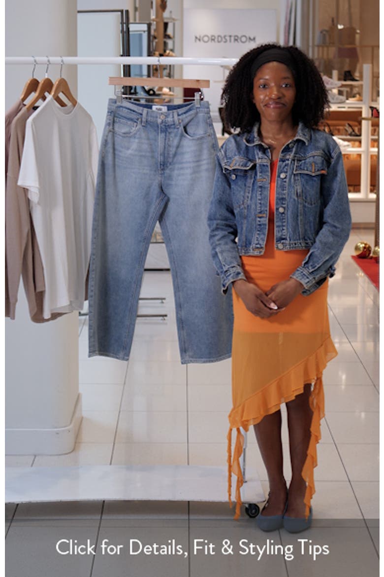 Arellia High Waist Ankle Barrel Jeans video