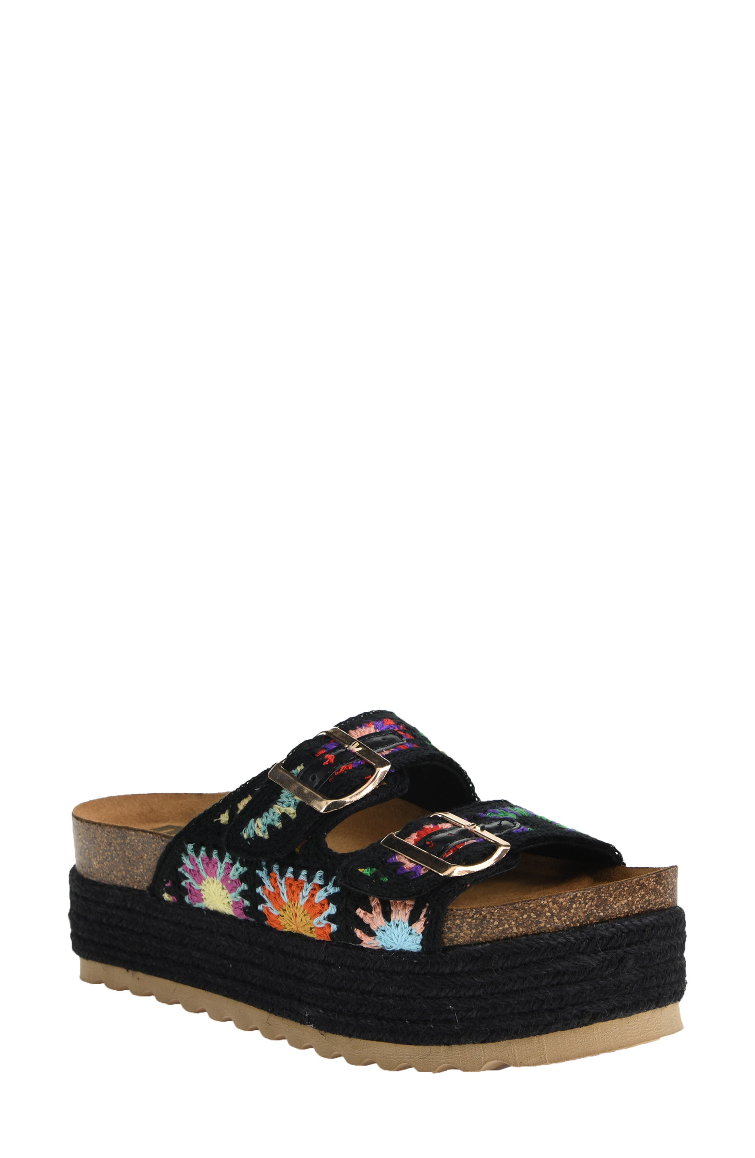 Dirty Laundry Pretends Espadrille Platform Slide Sandal, Main, color, 