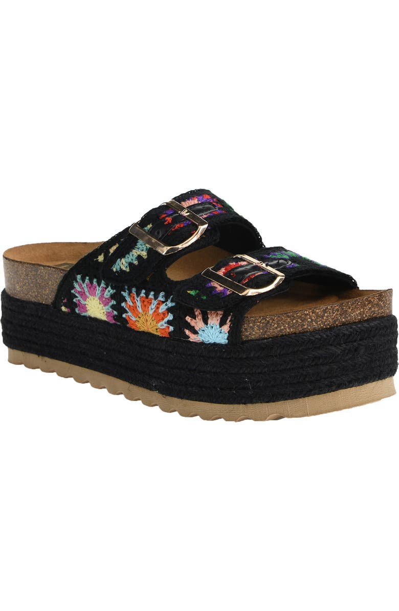 Dirty Laundry Pretends Espadrille Platform Slide Sandal, Main, color,