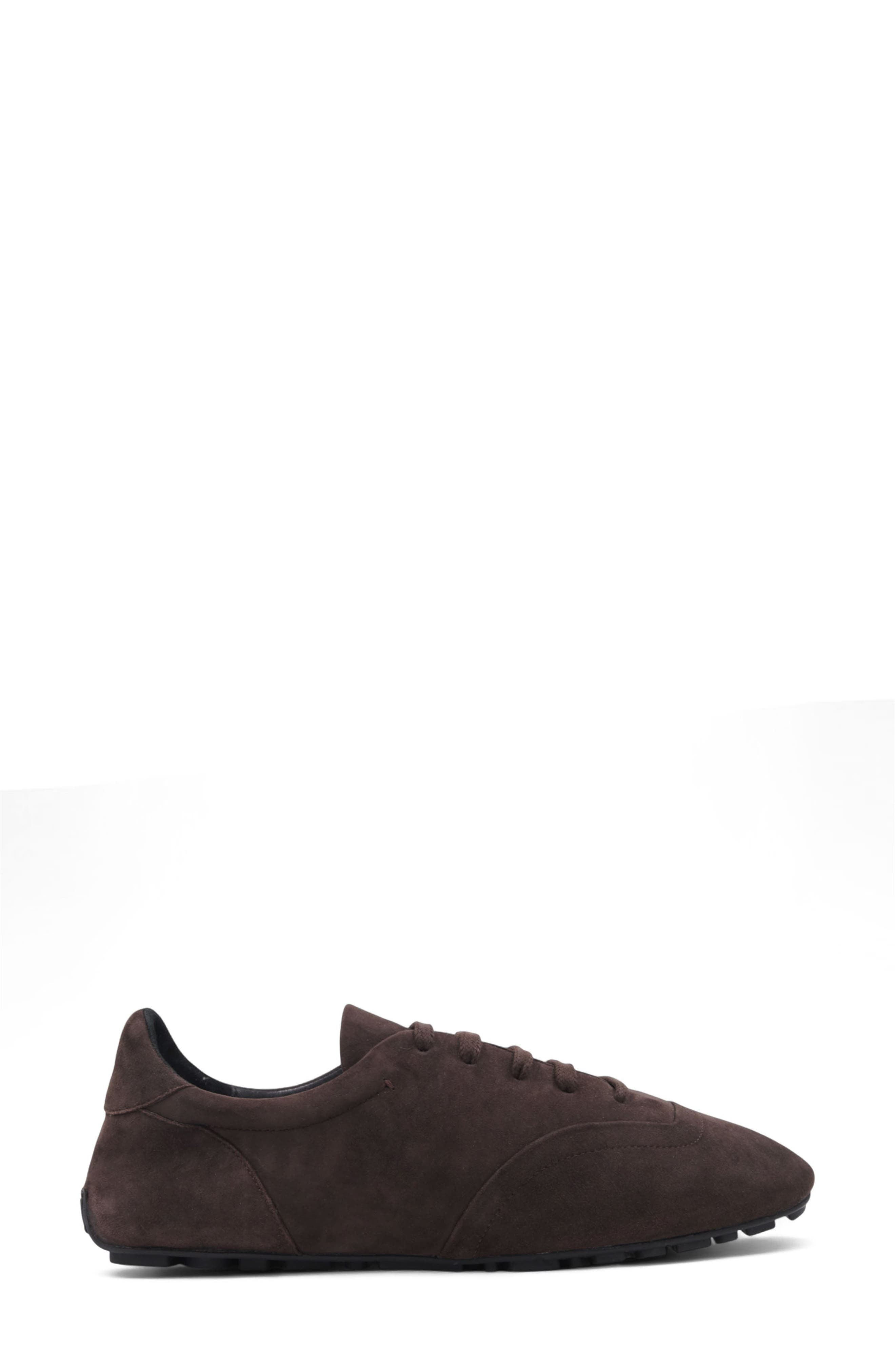 Aquatalia Qrystal Weatherproof Sneaker, Alternate, color, Espresso Suede