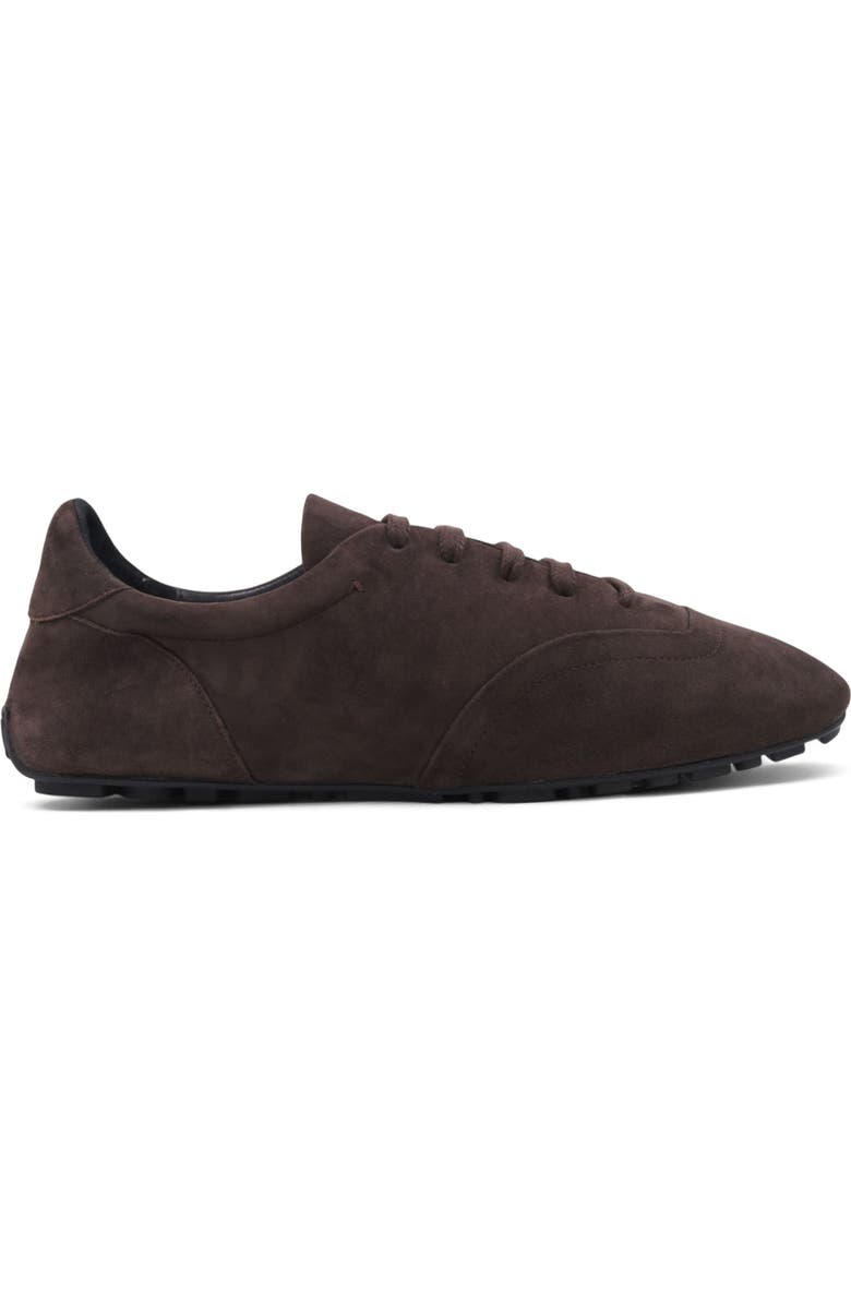 Aquatalia Qrystal Weatherproof Sneaker, Alternate, color, Espresso Suede