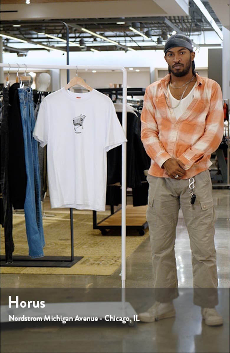 Shopping Cart Cotton Graphic T-Shirt, sales video thumbnail