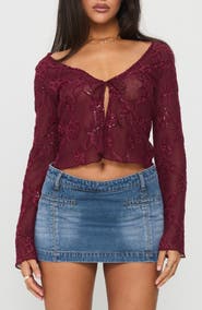 Princess Polly Darbi Denim Miniskort