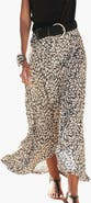 LASCANA Women's High Low Printed Skirt