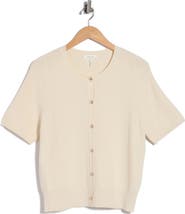 rag & bone Plaza Short Sleeve Crop Cardigan