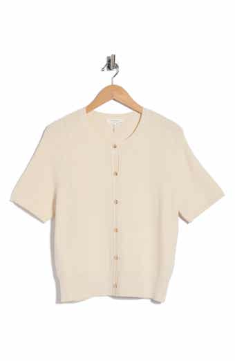 Plaza Short Sleeve Crop Cardigan
