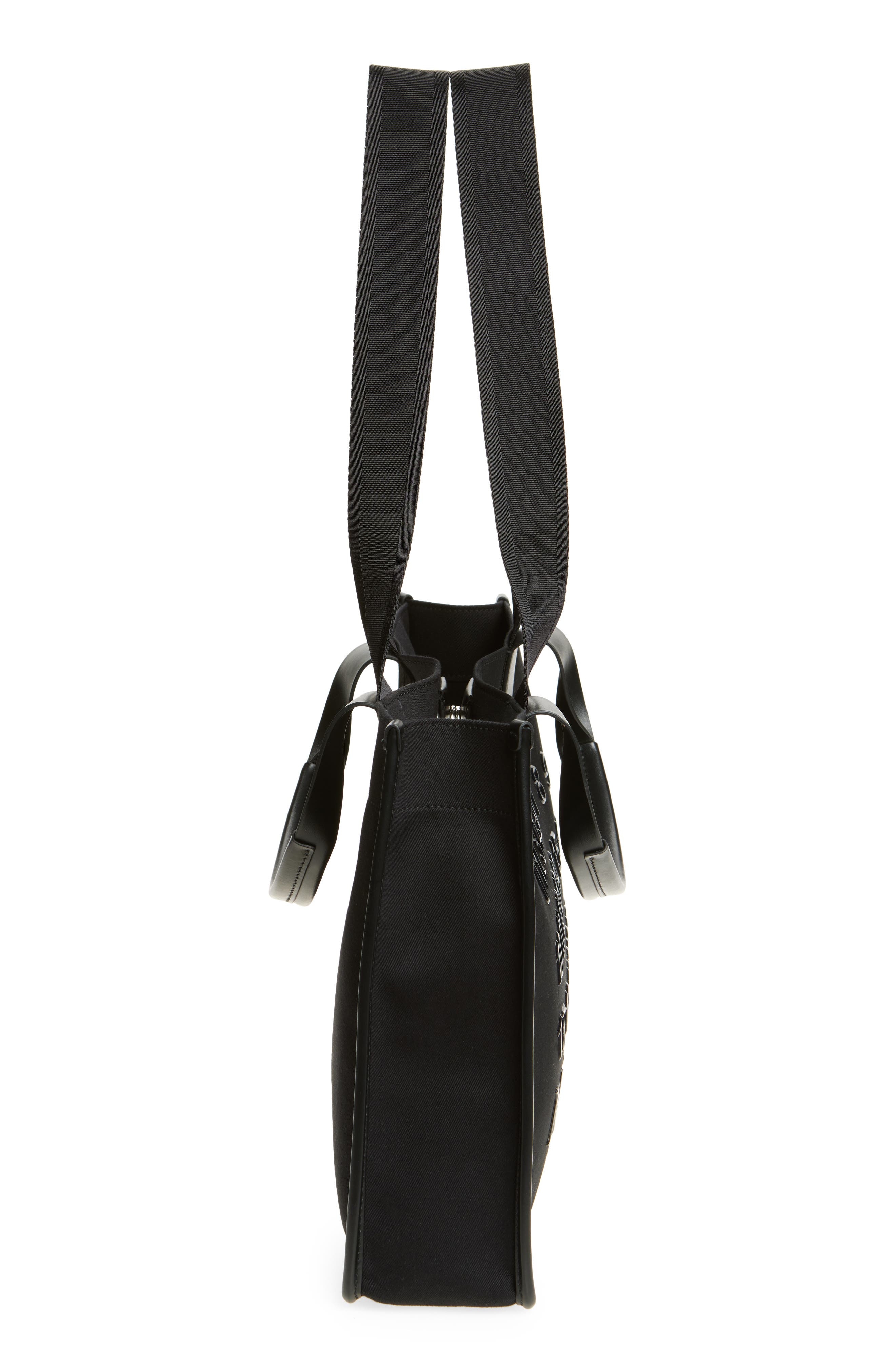 Maison Margiela Small Cabas Tote, Alternate, color, Black/ Black