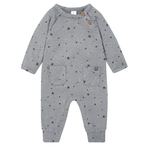 Raglan Sleeve Long Leg Romper (Baby)