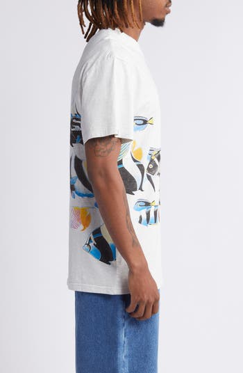 Fish Scale Print T-Shirt