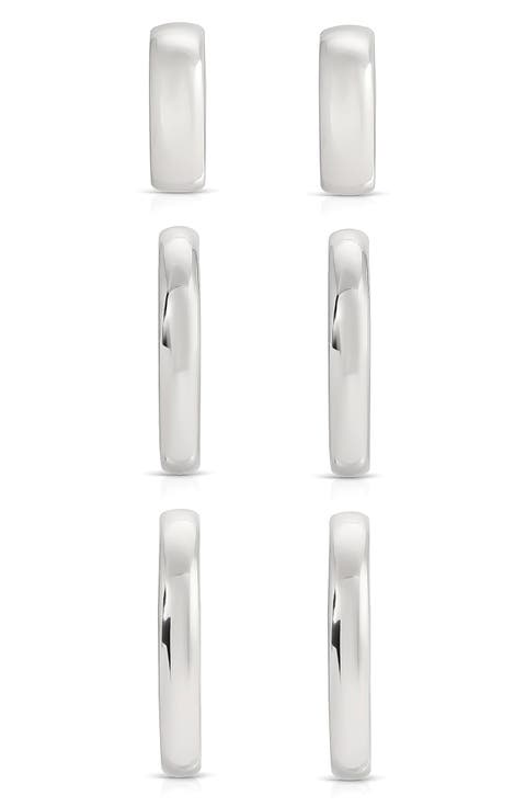 Hoop Party Set of 3 Earrings