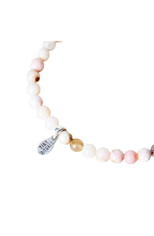 Tiny Rituals Peruvian Opal Energy Bracelet In Pink Opal