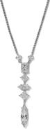 Nadri Short Cubic Zirconia Y-Necklace