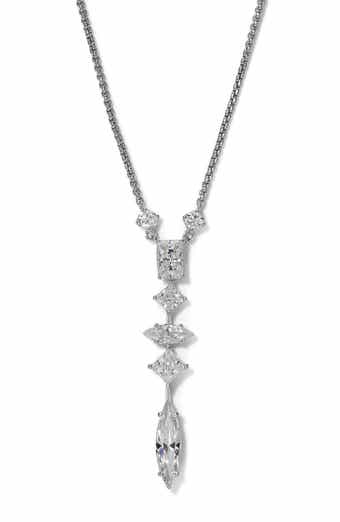 Nadri Short Cubic Zirconia Y-Necklace