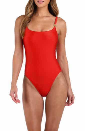L'AGENCE Remi Shimmer One-Piece Swimsuit