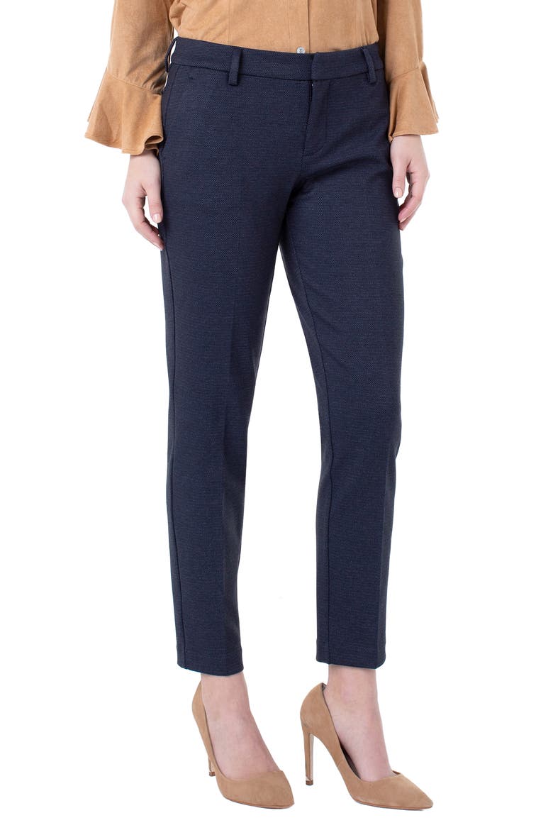 Kelsey Knit Trousers, Main, color, NAVY/ GREY