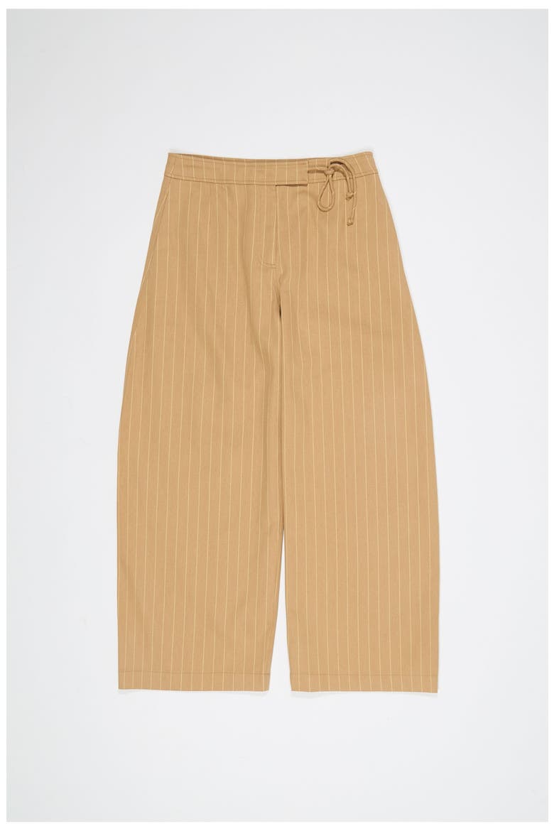 Barrel-Leg Wrap Trousers, Alternate, color, OCHRE