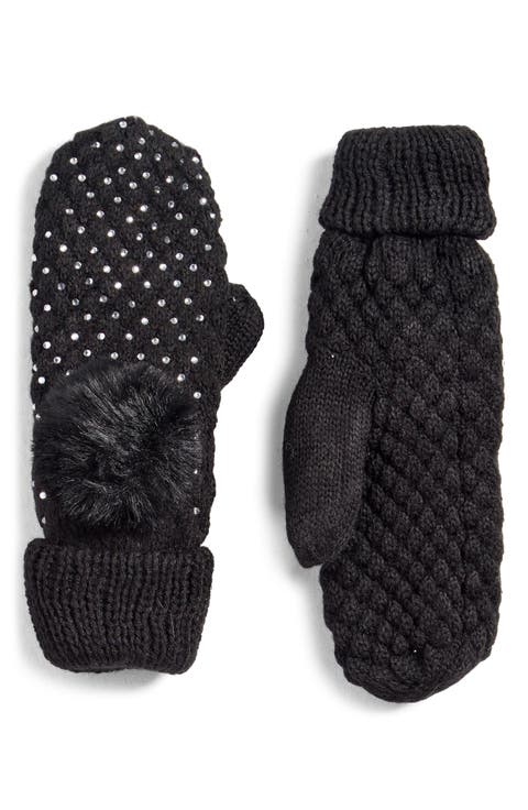 Knit Glitz Mittens