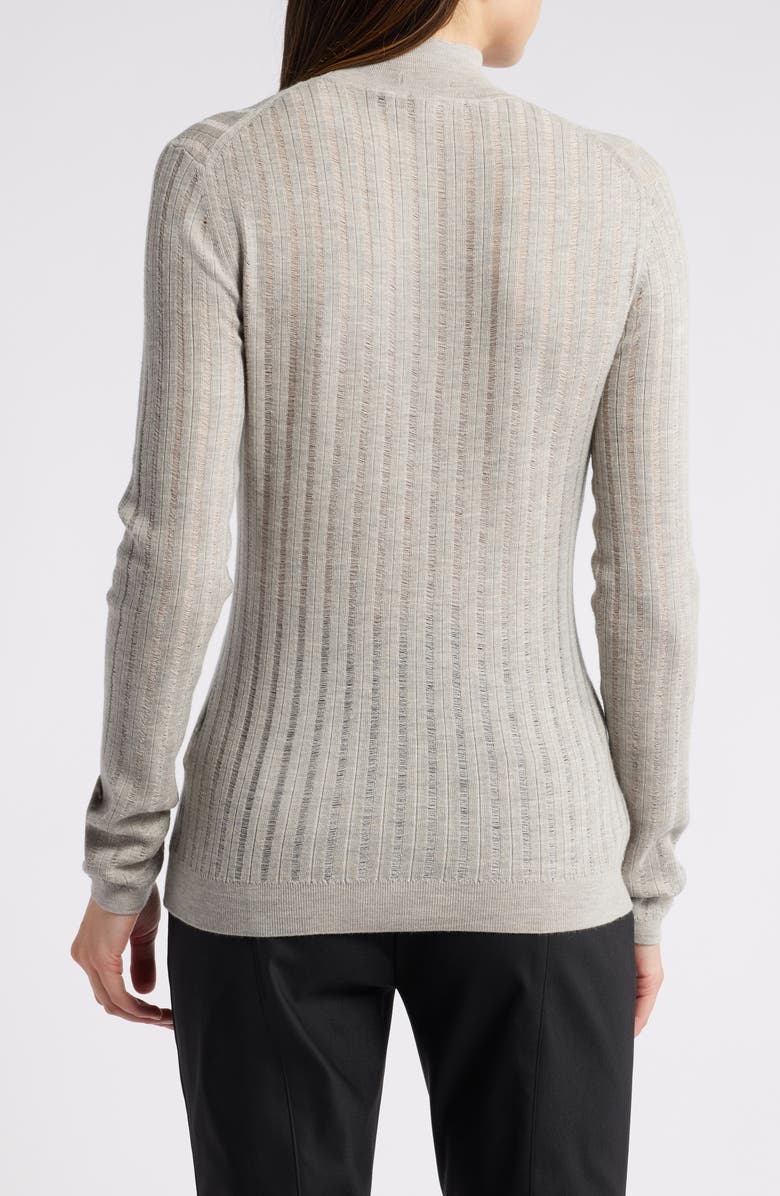 BOSS Fatirami Mock Neck Virgin Wool Sweater, Alternate, color, 