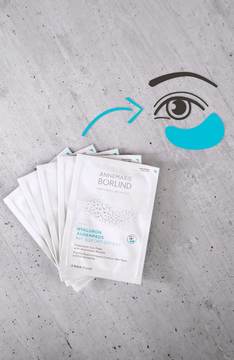 ANNEMARIE BÖRLIND 6-Pack Hyaluronic Eye Pads, Alternate, color, 