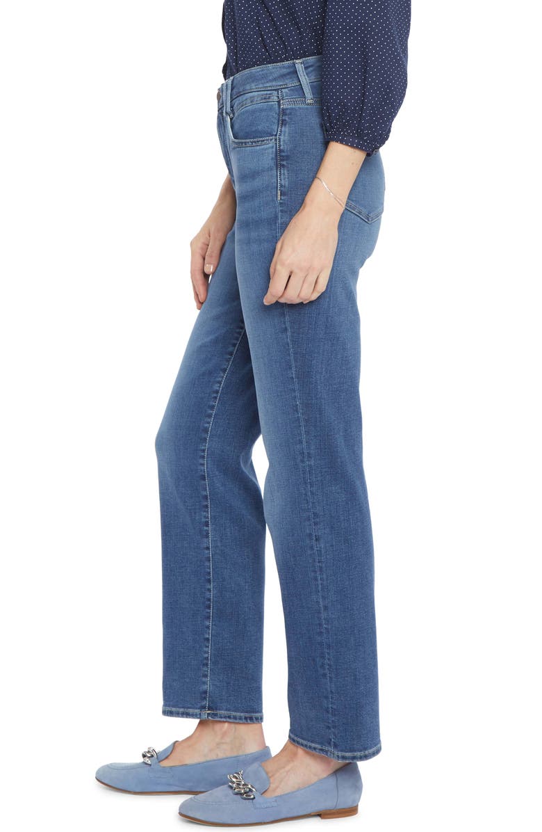 NYDJ High Waist Ankle Relaxed Straight Leg Jeans, Alternate, color, 