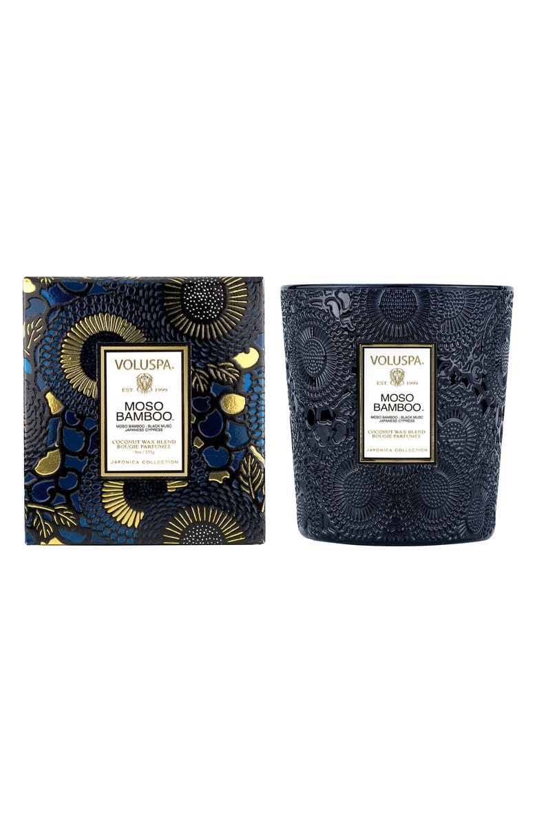 Voluspa Moso Bamboo Boxed Classic Candle, Main, color, Moso Bamboo