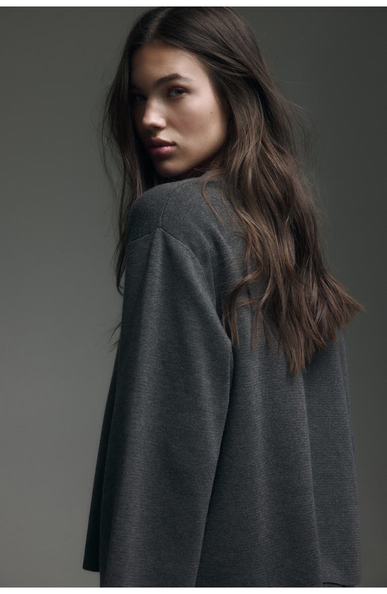 H&M Fine-knit Cardigan, Alternate, color, 