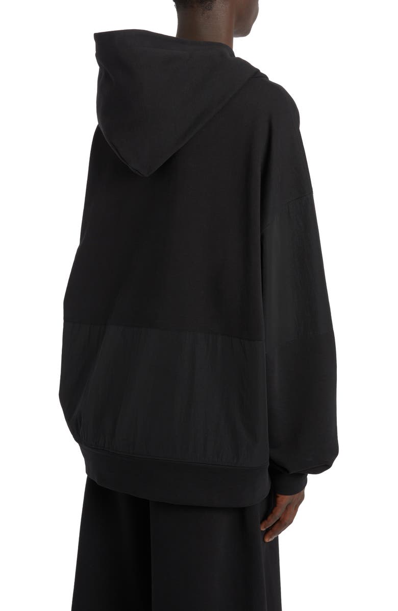 Dolce&Gabbana DG Embroidered Logo Cotton Blend Jersey Hoodie, Alternate, color, 