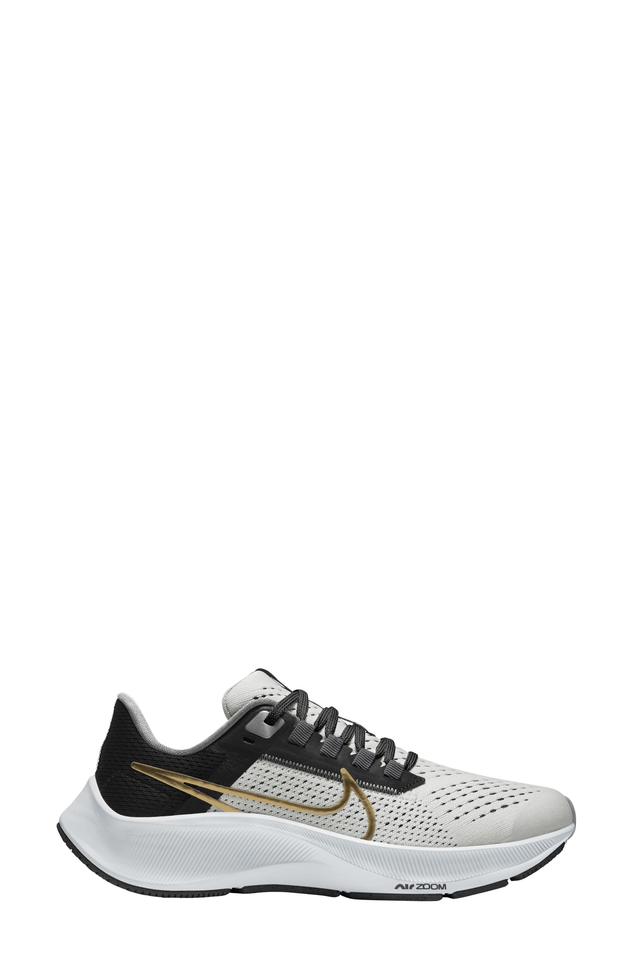 Air Zoom Pegasus 38 Sneaker, Main, color, PHOTON DUST/ GOLD/ GREY