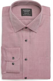 Nordstrom Smartcare™ Traditional Fit Herringbone Dress Shirt