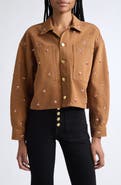 Ulla Johnson Bobbi Embellished Denim Jacket