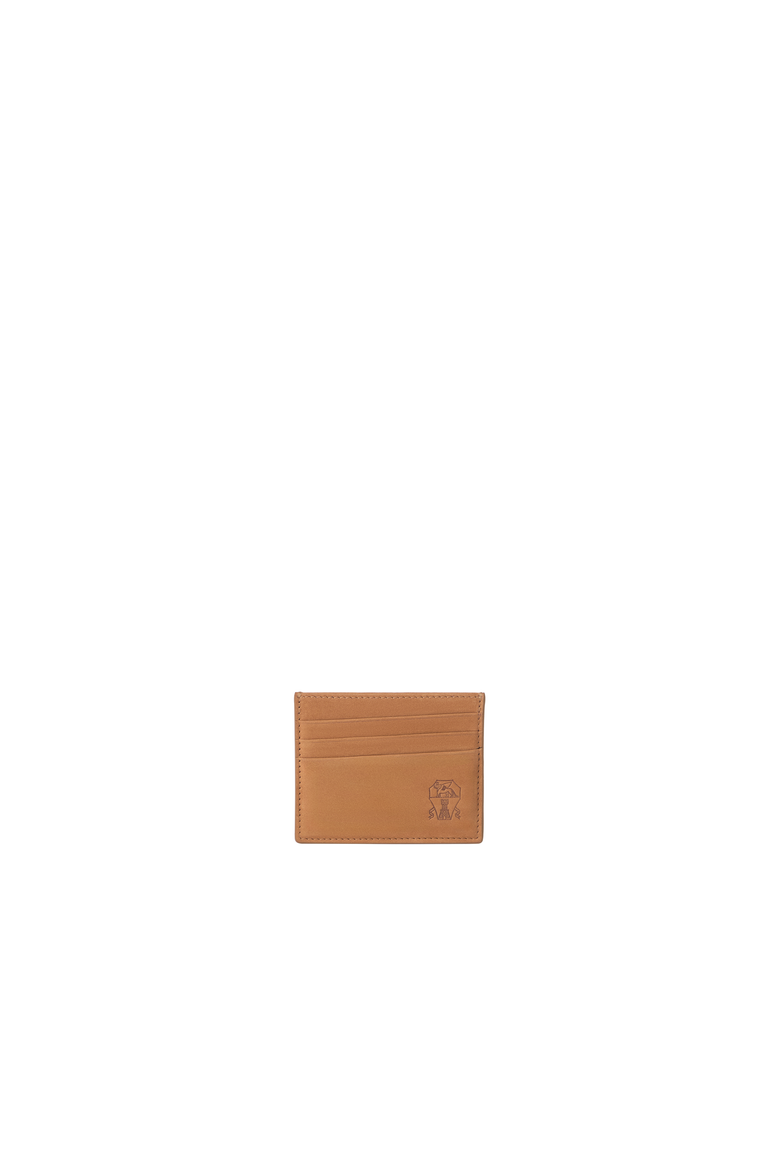 Nubuck card holder, Alternate, color, Cognac
