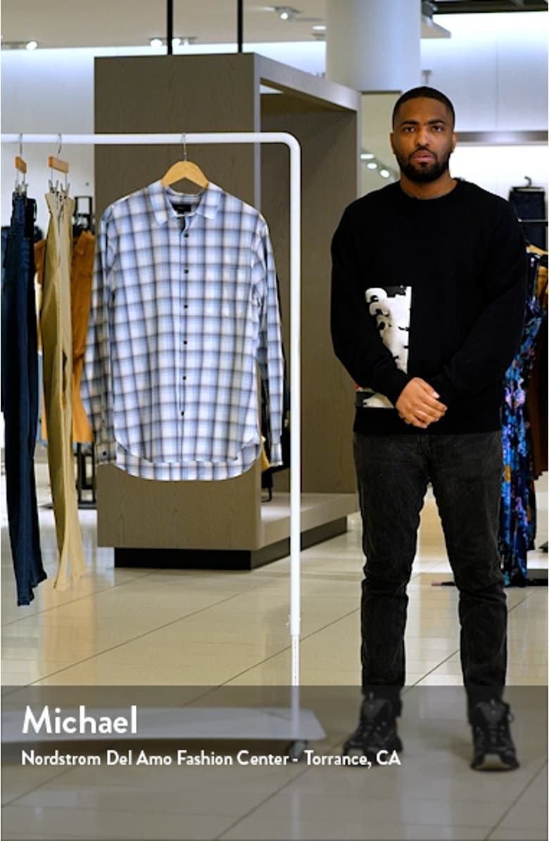 Atwater Plaid Long Sleeve Button-Up Shirt, sales video thumbnail