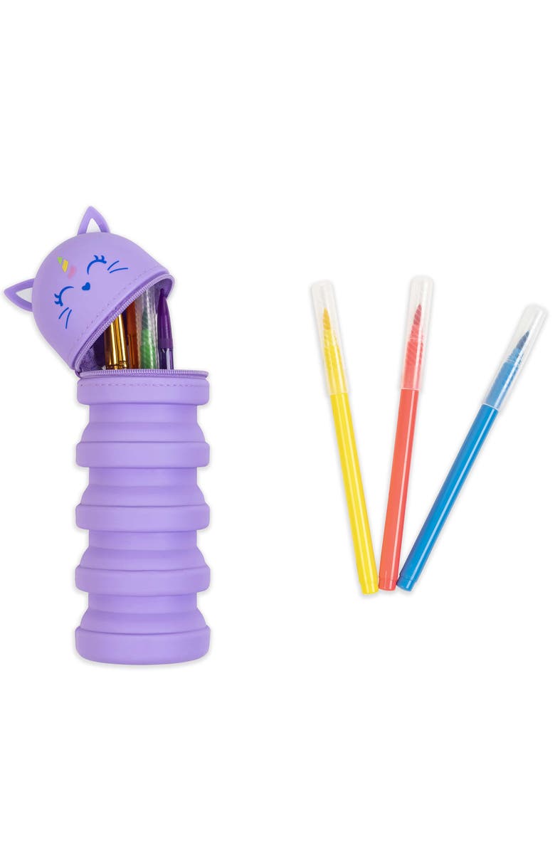 Little Yellow Bicycle Retractable Pencil Case, Unicorn, Alternate, color,