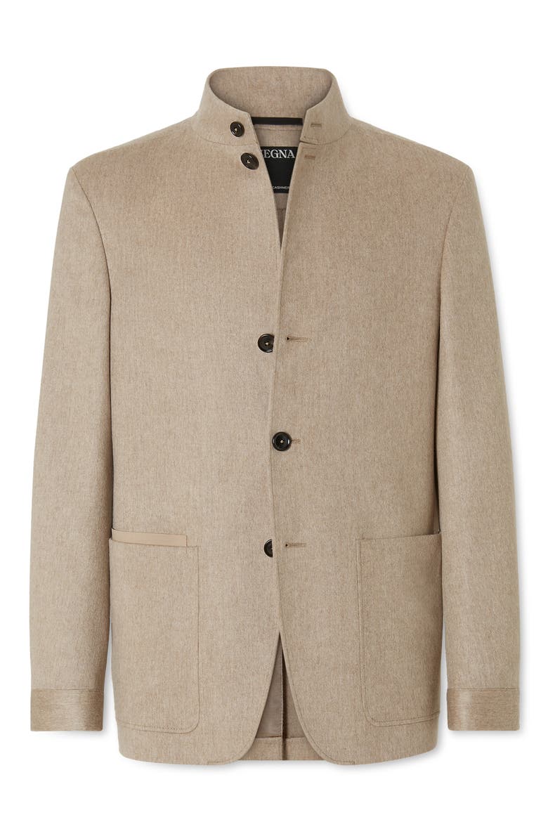 Oasi Il Conte Regular Fit Cashmere Chore Jacket, Alternate, color, LIGHT TAUPE