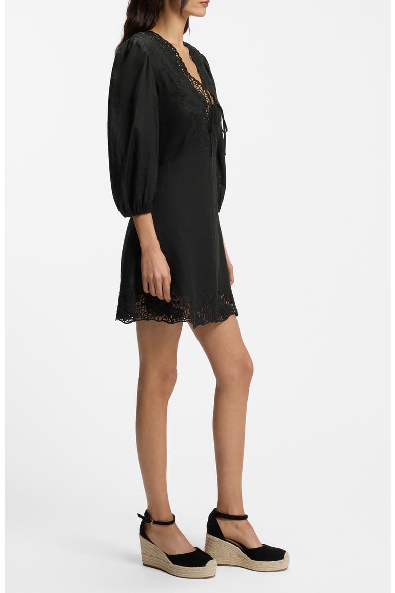 Minidress, Alternate, color, BLACK
