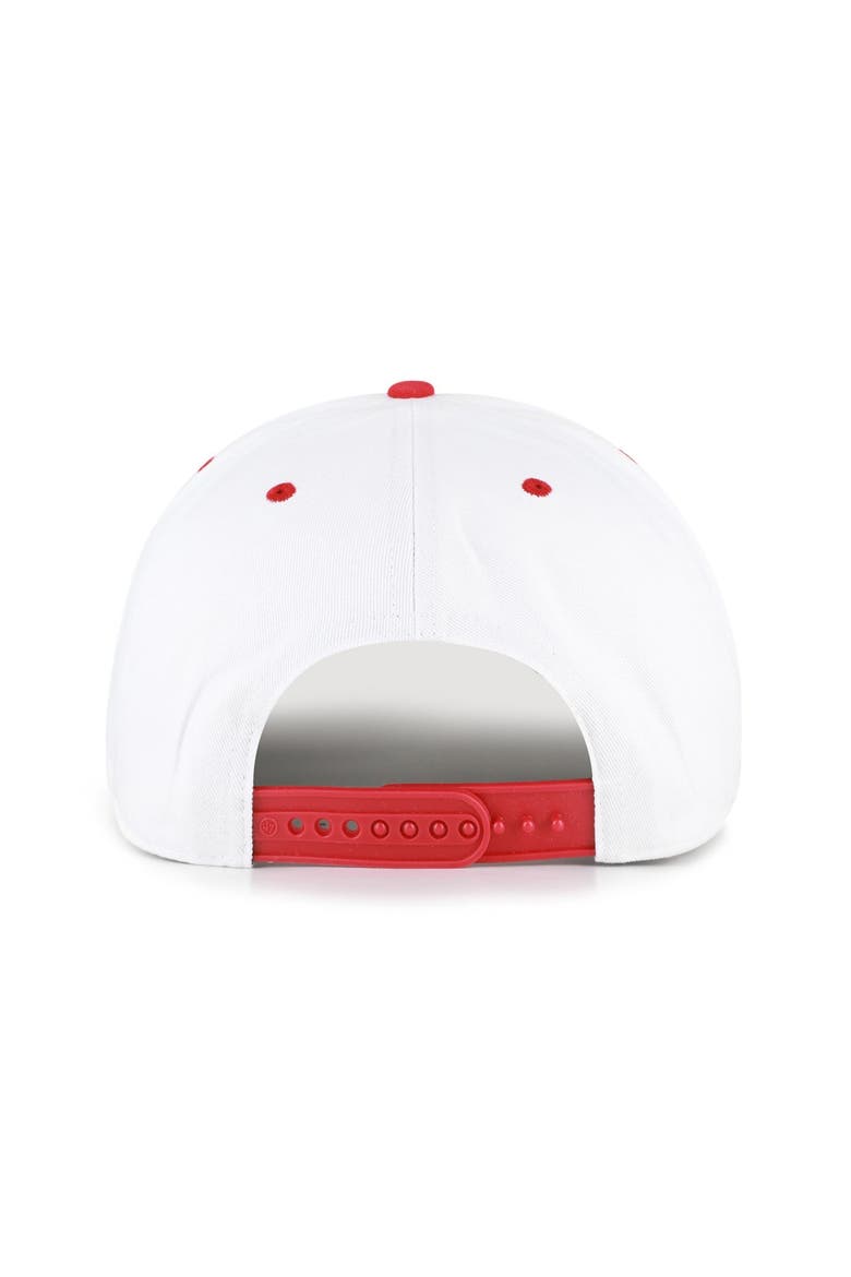 Men's '47 White/Scarlet San Francisco 49ers Relaxed Roscoe Hitch Adjustable Hat, Alternate, color, White