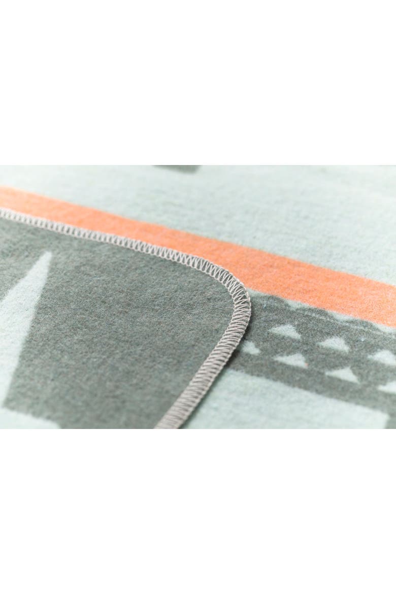 Juwel Crocodiles Allover Baby Blanket, Alternate, color, Green