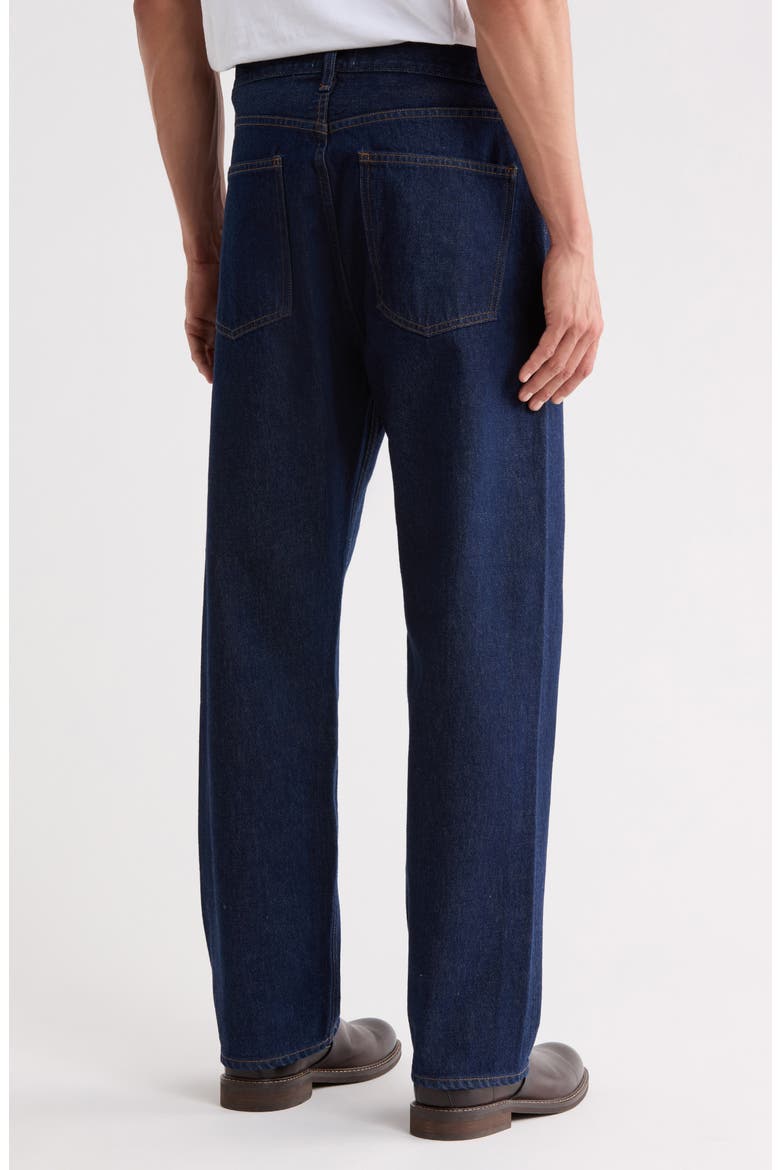 90s Relaxed Straight Fit Jeans, Alternate, color, RINSE RINSE INDIGO