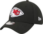New Era Men's New Era Black Kansas City Chiefs Core Team 39THIRTY Flex Hat