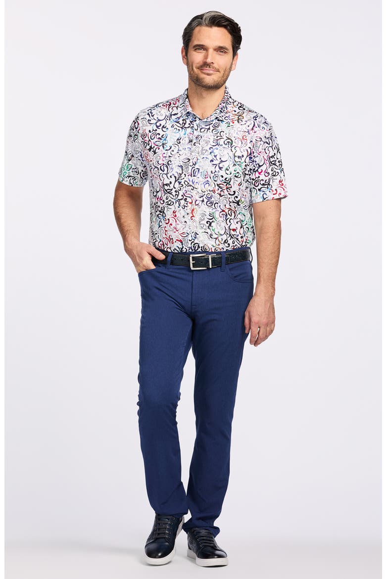 Craig Knit Polo, Alternate, color, WHITE
