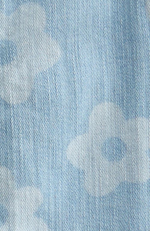 Tucker + Tate Print Denim Jumper In Light Indigo Wash Danny Floral