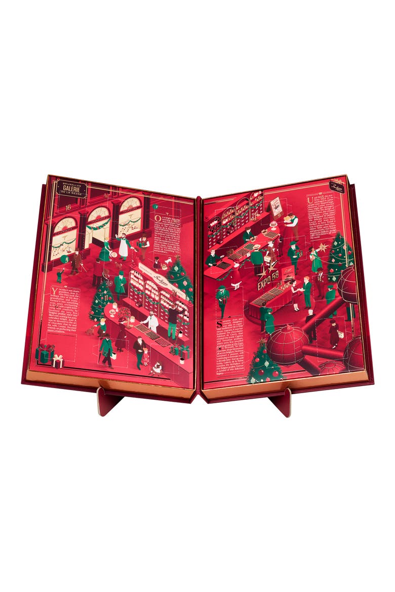 2025 Chocolate Story Advent Calendar Book, Alternate, color, RED