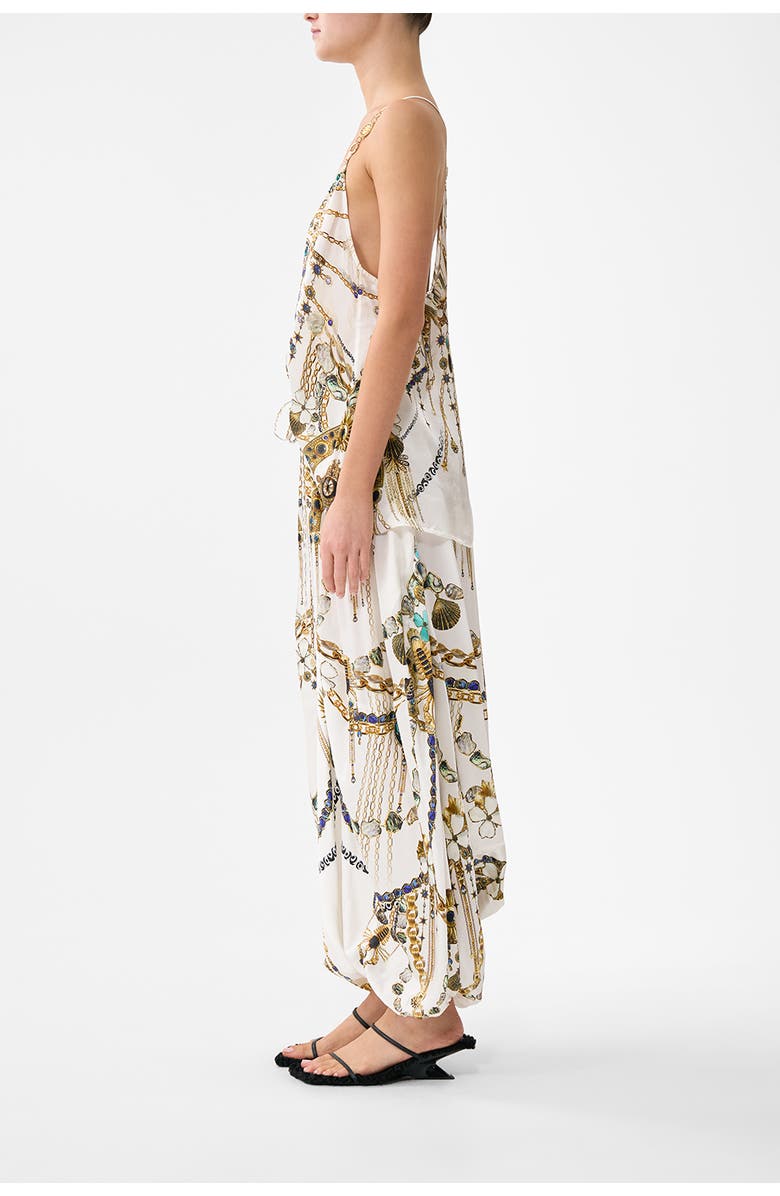 Camilla T-Back Shoestring Top, Alternate, color, Chain Gang