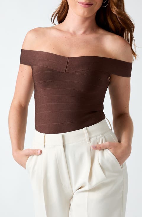 Alexis Off the Shoulder Bandage Top