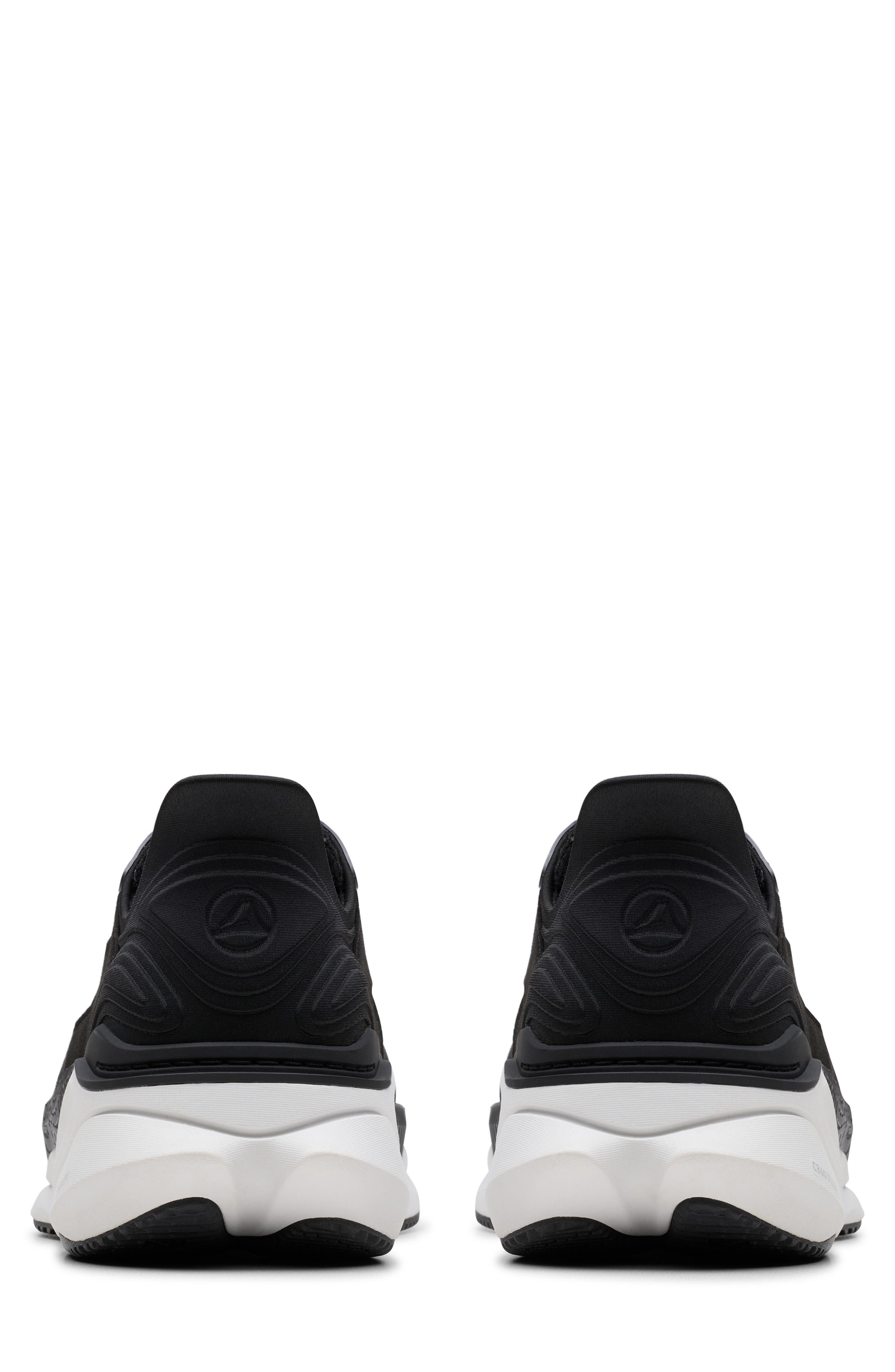 Clarks<sup>®</sup> Pace Lace-Up Sneaker, Alternate, color, Black/ White