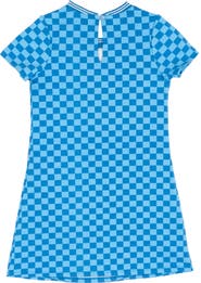 Rare Editions Kids' Checkered Knit Appliqué Dress