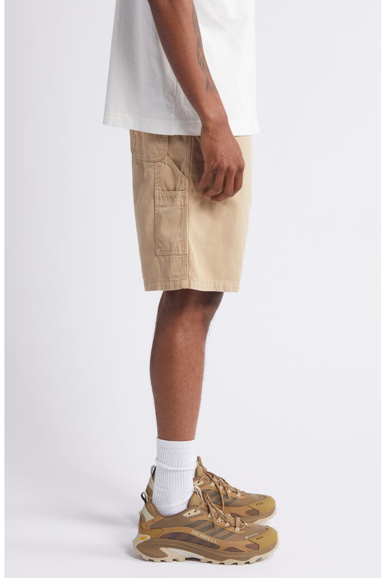 Flint Organic Cotton Twill Shorts, Alternate, color, WALL GARMENT DYED
