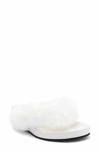 Delulu Faux Fur Flip Flop